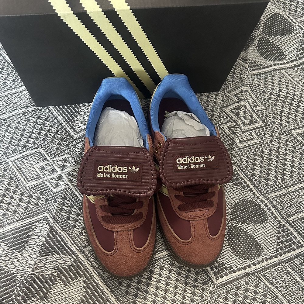 Adidas Samba Nylon Wales Bonner Bordeaux Sneakers
